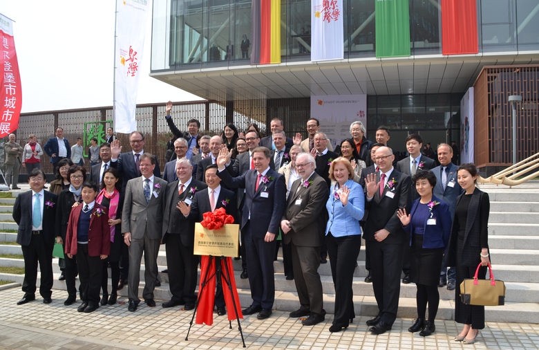 Gruppenfoto der deutschen Delegation in Qingdao